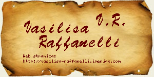 Vasilisa Raffanelli vizit kartica